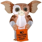 Gemmy Airblown Inflatable Gizmo Warner Brothers , 3.5 ft Tall, Brown