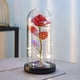 thumbnail image 3 of Preserved Gold Foil Rose Flower Ornament Fashionable Desktop Decorative Props Birthday Anniversary Gift, 3 of 5