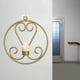 thumbnail image 2 of Portavelas de pared, aplique, centro de mesa, adorno para cena de boda Circular de oro, 2 of 8