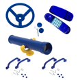 thumbnail image 1 of HILABEE Outdoor Steering Wheel Swings Set Accessory for Children Interactive Learning blue, 1 of 9