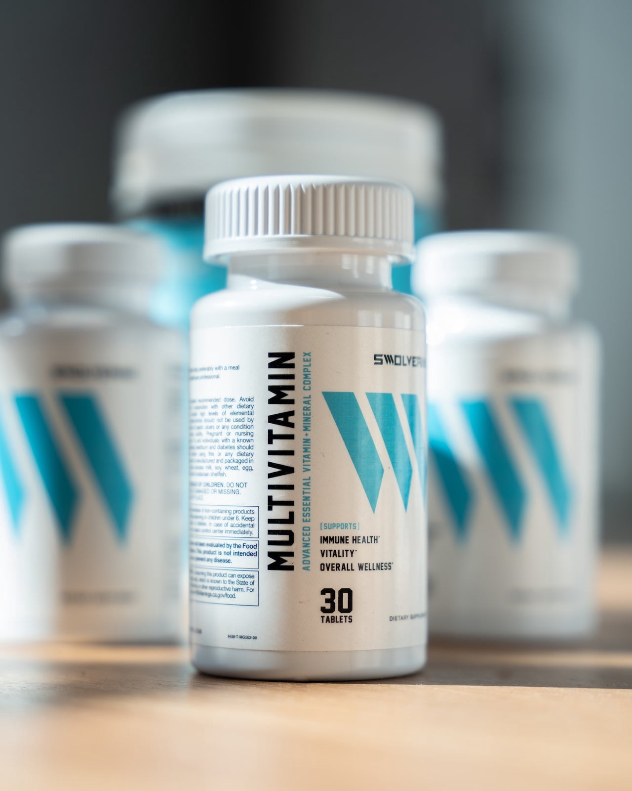 Multivitamin with Essential Vitamins & Minerals | Veggie Caps | 30 Servings