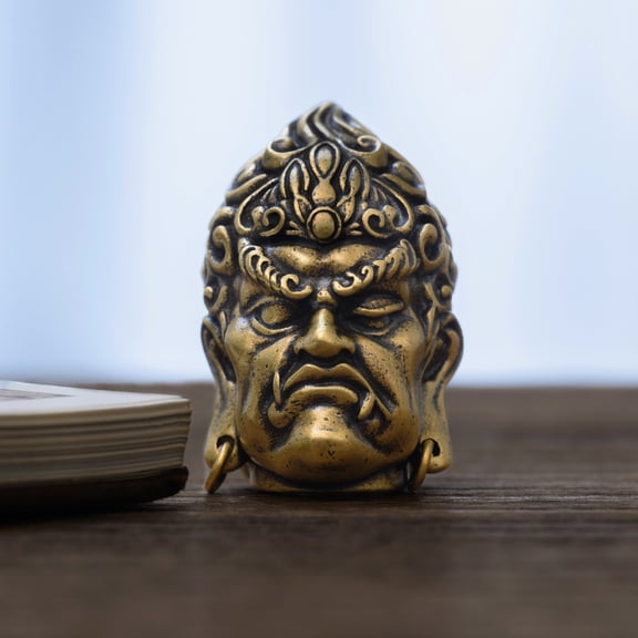 Solid Brass Acala Buddha Statue - Unwavering And Fearless, Spiritual Ornament For Office&Desk,Calligraphy paperweight,Home Decor