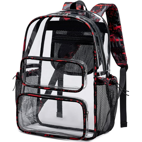 Mochila transparente CAMTOP Transparent Heavy Duty para la escuela