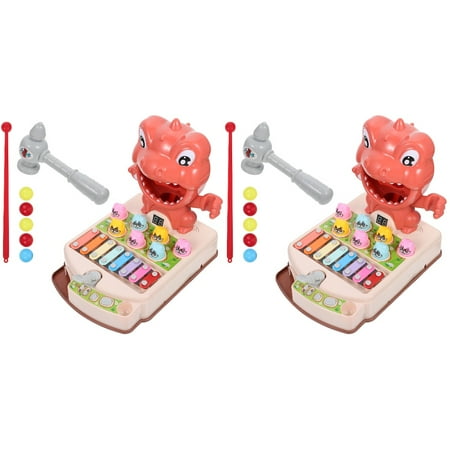 

Frcolor Toy Wooden Musical Pounding Learning Hammer Bench Percussion Early Preschool Baby Developmental Beat Instrument Kids