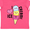 thumbnail image 4 of Inktastic I Love Ice Cream with Cute Ice Cream Cone Boys or Girls Toddler T-Shirt, 4 of 5