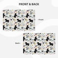 thumbnail image 4 of Rocae Funny Puppy Printed Heat Resistant Place Mats,Classic Hemstitch Cloth Fabric Placemats Imitation Linen Place Mat Table Mats 18x12 inch, 4 of 9