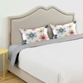 thumbnail image 3 of Yayeee Pillowcase King Size Set of 2 Satin Wrinkle Resistant Pillow Case, Beige Retro Flower, 3 of 7