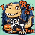 thumbnail image 3 of CafePress - T Rex Or Treat Men's Value T Shirt - Men's Classic Graphic Cotton T-Shirt, 3 of 4