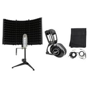 Blue Yeti Studio USB Recording Podcast Microphone Mic+Lola Headphones+Iso Shield