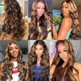 thumbnail image 2 of Extensiones de cabello ZevPiul Highlight Blonde Body Wave, 3 paquetes, 2 of 5