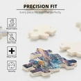 thumbnail image 6 of 500 PCS 500 Piece Wooden jigsaw puzzles Enchanting crystals and flowers,Impossible Hard Difficult Challenging Puzzles for Adults,Brain Challenge,Unique and Beautiful Design, 6 of 6