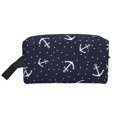 thumbnail image 2 of Uemuo Anchors Pattern Portable Toiletry Bags with Handle, Waterproof travel Make up Bags for Women, Large Capacity Travel Cosmetic Bags, 2 of 9