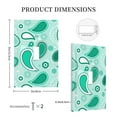 thumbnail image 3 of DouZhe 1-Gang Toggle Switch Wallplate, Abstract Green Paisley Decorative Wall Plates, 3 of 7