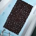 thumbnail image 3 of Alfombrilla antideslizante para baño, ducha de baño, alfombrilla de PVC para baño con ventosas, alfombrilla antideslizante para bañera, marrón Eigraketly HA000330-05B, 3 of 6