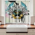 thumbnail image 2 of Ambesonne Queen Kitchen Curtains, Arms Shield Design, 55"x39", Multicolor, 2 of 3