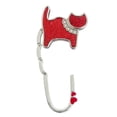 thumbnail image 2 of Wrapables Stylish Purse Hook Hanger, Foldable Handbag Table Hanger, Red Cat, 2 of 7