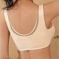 thumbnail image 2 of Non-Wired Bra with Front Closure, Sports Bra with Front Opening Lace Comfortable Everyday Bra for Yoga and Sports Sleep Bra Push Up Shape, 2 of 5