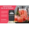 Frigidaire 26 lb. Countertop Ice Maker (Ice Nuggets) EFIC117SS, Black Stainless Steel