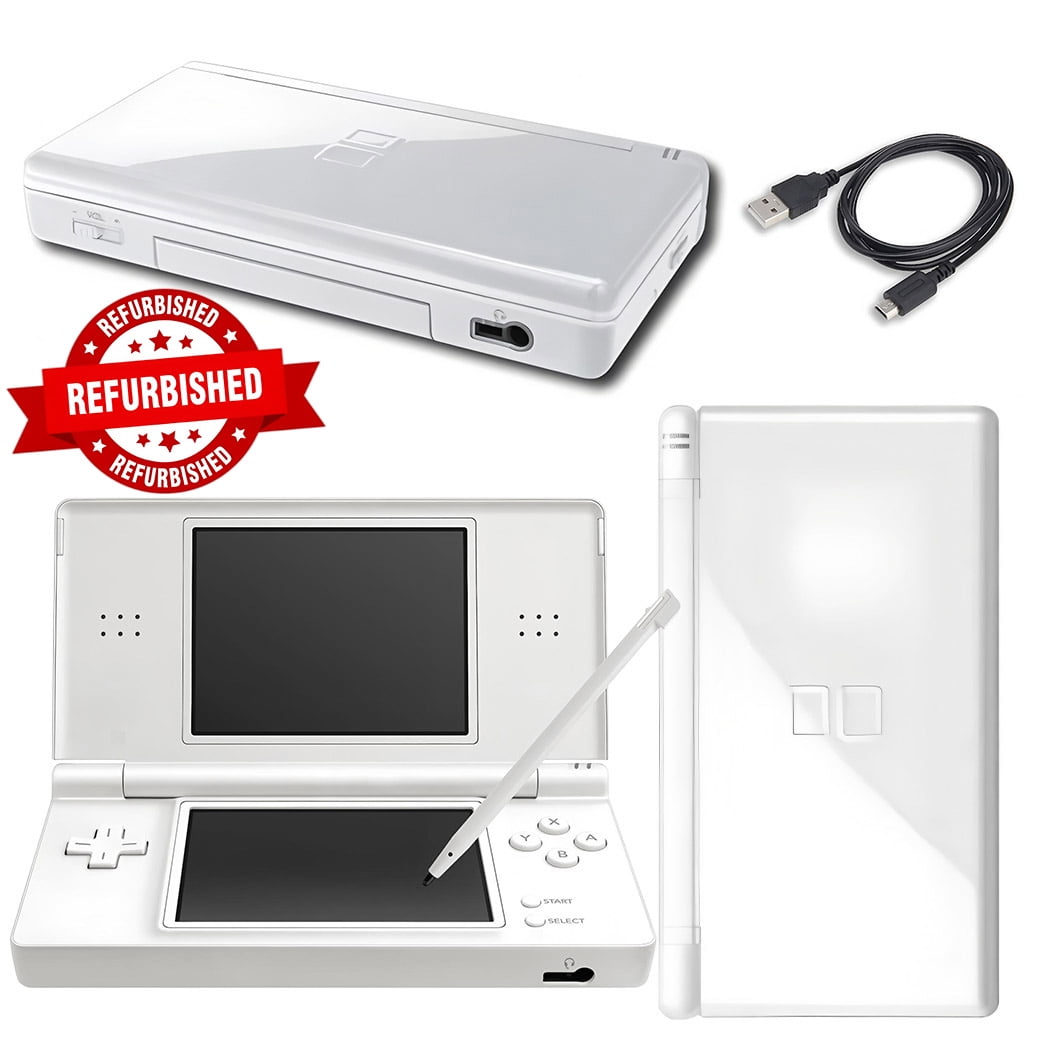 Nintendo DS Lite Console Game Handheld System Cleaned Tested Case White