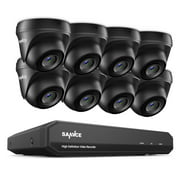 SANNCE 8CH 1080N HD CCTV System 8pcs 720P Outdoor IR Security Camera 4 Channels video Surveillance DVR Kits With NO Hard Drive Disk