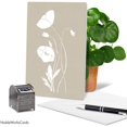 thumbnail image 3 of NobleWorks White Ink Florals - Sympathy Greeting Card with Envelope (4.63 x 6.75 Inch) - C8887ESMG, 3 of 5