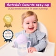 thumbnail image 5 of b.box Sippy Cup with Weighted Straw for Toddlers, Leakproof, 8oz - Boysenberry, 5 of 11