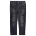 thumbnail image 1 of KIDSCOOL SPACE Boys Jeans,Little Boy Elastic Band Inside Ripped Soft Slim Cotton Denim Pants,12-13 Years, 1 of 6
