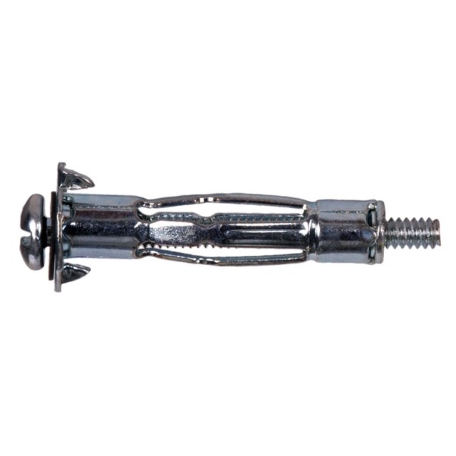 Anclaje de pared Hillman Hollow de 1/8 pulgadas de largo para paneles de yeso