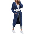 thumbnail image 2 of All Match Spring Fall Loose Long Knit Cardigan With Pocket, 2 of 5