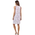 thumbnail image 3 of Casual Nights Women's Poly Cotton Sleeveless Nightgown Chemise, 3 of 4