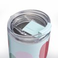 thumbnail image 3 of Mainstays Back to College 20 oz Double Wall Stainless Steel Tumbler, Flora, 3 of 7