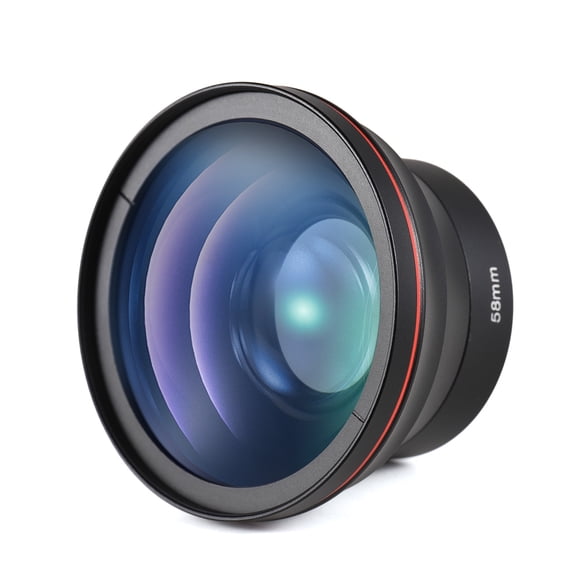 Camera Lens,58mm Lens Dslr Rebel Lens Kit With 0.43x Alloy Dslr Lens 70d/77d/80d/1100d/700d/650d/600d/550d/300d/100d Lens Lens Kit With Rebel 58mm Camera Lens Rebel With Wide / Lens