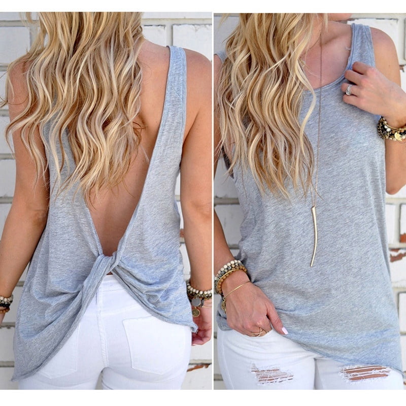 sexy sleeveless top