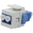 thumbnail image 1 of 4X LC Fiber Optic Adapter LC to LC Duplex Multimode 10GB F/F Coupler for Wall Plates, Patch Panels, 1 of 7