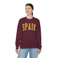 thumbnail image 7 of Spain Sweatshirt Gifts Crew Neck Shirt Long Sleeve Unisex, 7 of 7