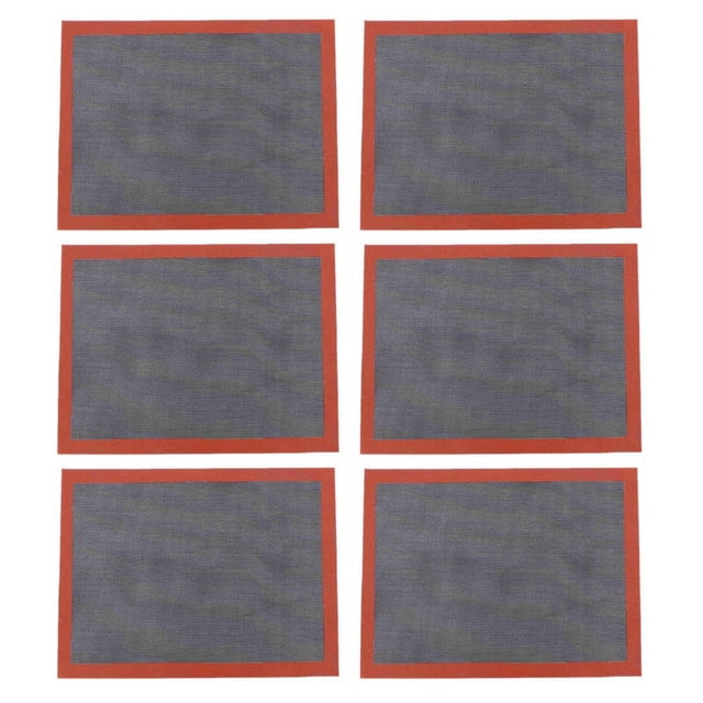 6 alfombrillas de silicona perforadas para hornear, antiadherentes, para horno, galletas, pan, macarrones y utensilios de cocina