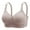 1-Gray, variant on Ersazi Women's Zip Front Sports Bra Sale Woman Oversized Wireless Bra Front Button Push Up Underwear Bra Pink S