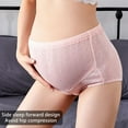 thumbnail image 3 of Baywell Women's Over The Bump Maternity Panties High Waist Full Coverage Pregnancy Underwear Multi-Pack Pink M-5XL, 3 of 11