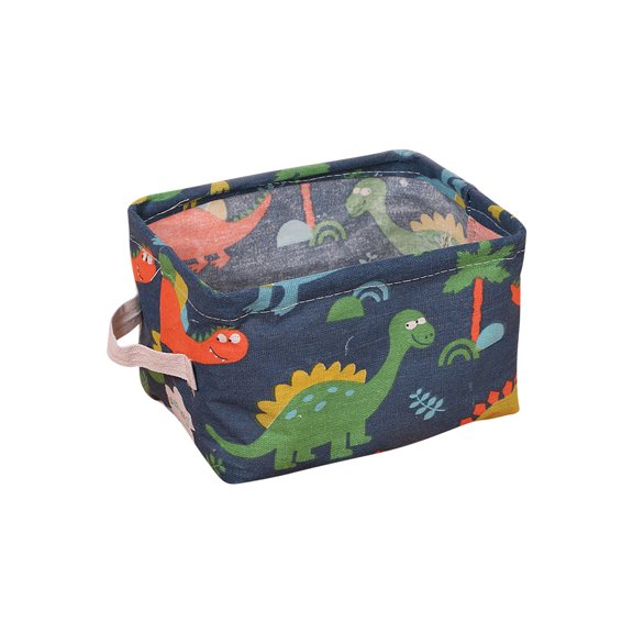 Vikakiooze 2022 Home Storage and Organization Cotton And Linen Fabric Storage Box Storage Basket Portable Storage Basket Desktop Sundries Cosmetic Storage Box