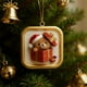 thumbnail image 3 of Adorno de Oso Navideño, Colgante Decorativo Navideño, 3 of 6