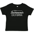 thumbnail image 3 of Inktastic From Sacramento California in White Distressed Text Boys or Girls Baby T-Shirt, 3 of 5
