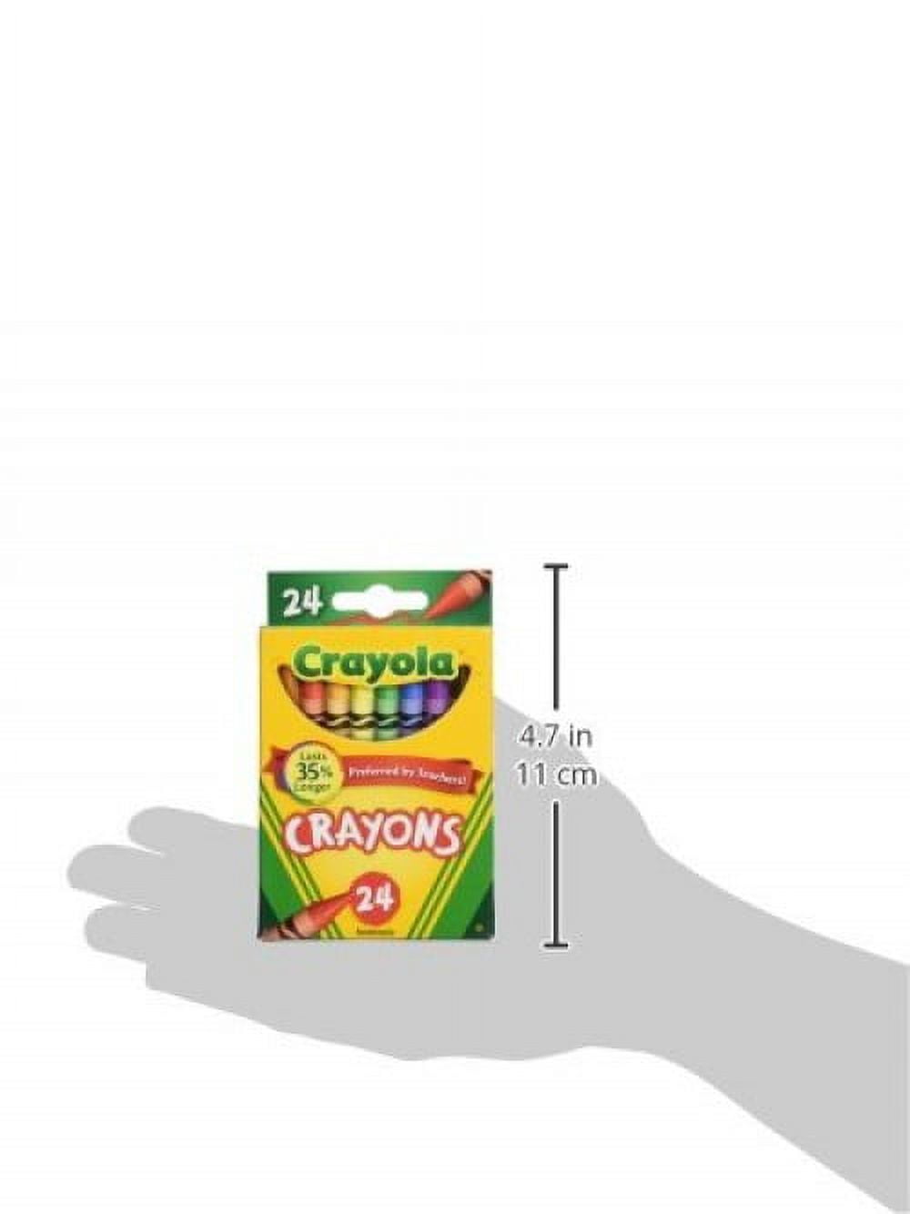 24 Assorted Color Crayons by Crayola 52 0024 0 207 