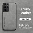 thumbnail image 2 of Decase Phone Cover for Samsung Galaxy S21 Ultra,PU Leather+Soft TPU Bumper Case,Shockproof Anti-Slip Anti-Scratch Cover,Compatible with Car Mount,Slim Case for Samsung Galaxy S21 Ultra,Lightgray, 2 of 5