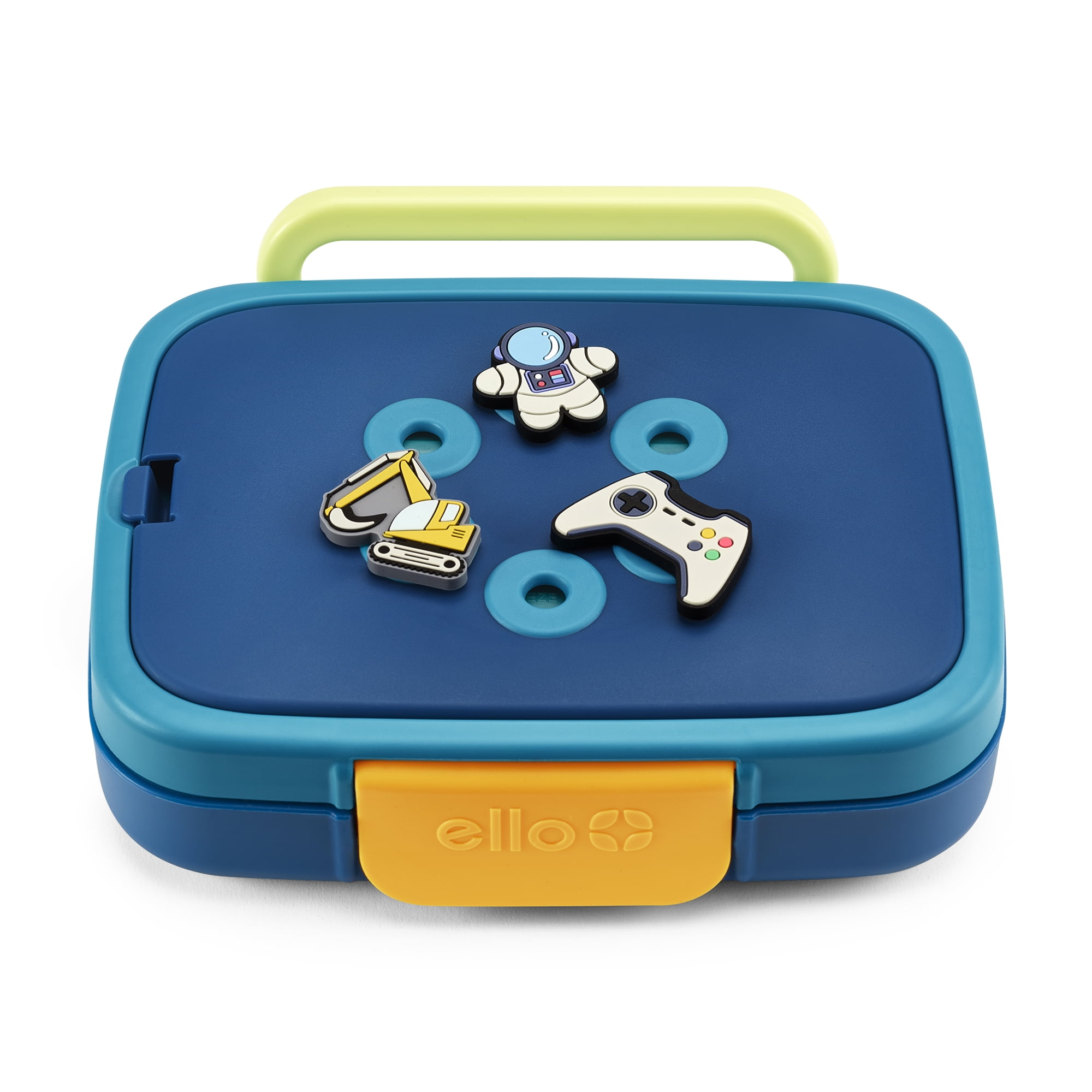 Ello Benni Kids Bento Lunch Box with Ice pack, Teal