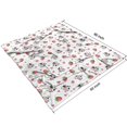 thumbnail image 4 of White Cow Strawberry Heart Pattern Blanket,Comfortable Soft Flannel Throw Blanket,All Season,Warm Lightweight Blankets for Sofa Bed Couch Living Room Chair,50"x60", 4 of 4