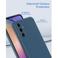 thumbnail image 4 of Case for Samsung Galaxy A54 5G (2023) Thin TPU Cover with Camera Protection Soft Interior Slim Flexible Phone Case for Galaxy A54 - Blue, 4 of 13