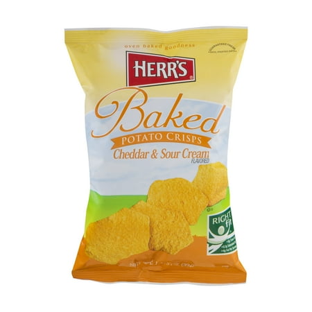 Herr's Baked Potato Crisps Cheddar & Sour Cream Flavored