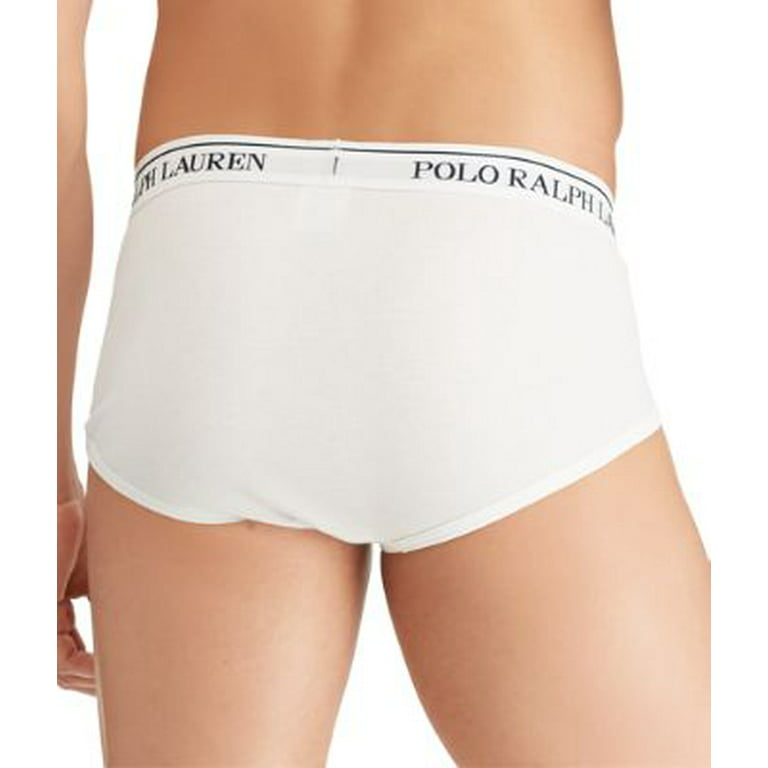 POLO RALPH LAUREN Intimates 4 Pack White Classic Fit Underwear Briefs XL 