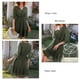 thumbnail image 3 of Vestido de cuello en v vestido de manga de campana abrigo de cuello en v vestido de manga de campana vestido casual de cuello en v vestido de manga de campana de moda Vestido de ANGGREK  Otros, 3 of 6