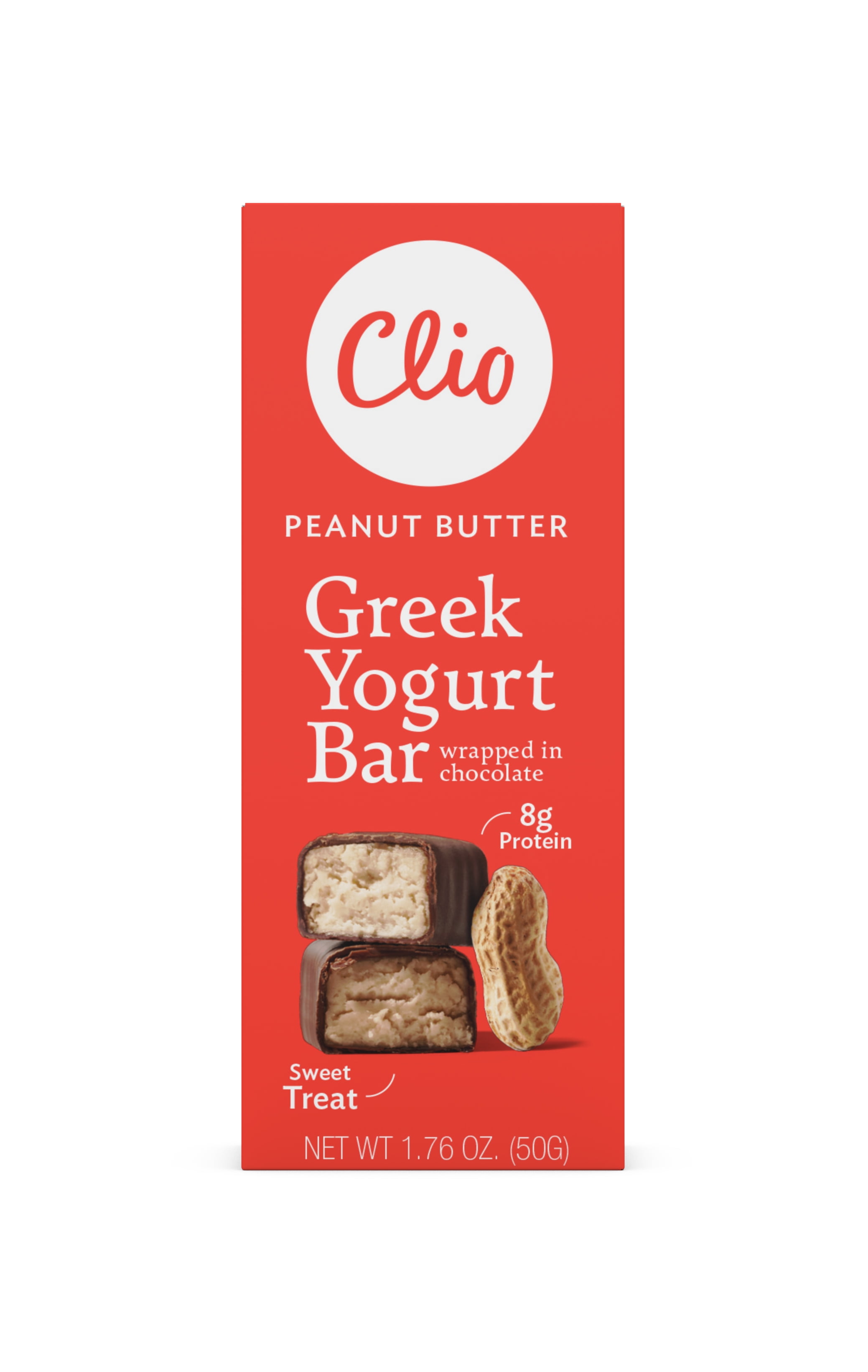 clio peanut butter greek yogurt bar walmart com walmart clio